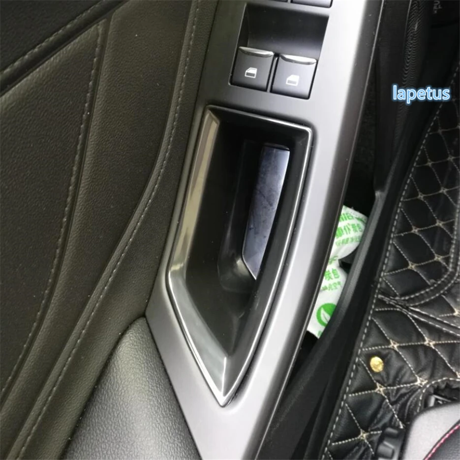 

Lapetus Front Inner Door Armrest Storage Pallet Container Box Molding Decoration Cover Kit Plastic Fit For Ford Focus 2019 Black
