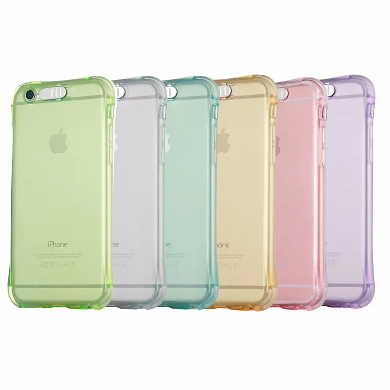 Чехол из ТПУ со светодиодной вспышкой для iPhone 5 5S 5SE 6 6S 7 8 Plus чехлы прозрачная