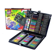 150pcs Children Art Drawing Set Marker Watercolor Brush Pen Crayons For Kids Gift Box Painting Tools Art Supplies 