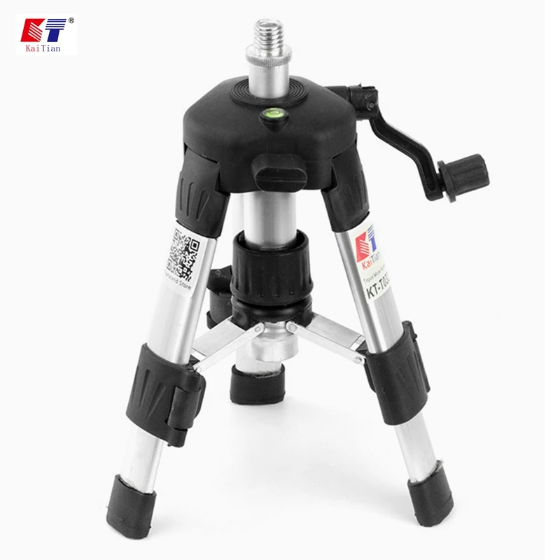 

Kaitian Tripod for Laser Level 5/8 Inch with Extension Rod and Adjustable Height Infrared laser 205-325mm