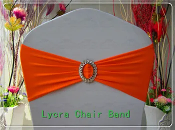 

2/2--With Oval Buckle Spandex Bands/Lycra Band/Expand Bands/Chair cover sash For Wedding Party Banquet Decorations