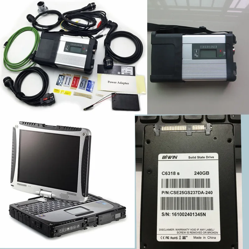 

Top quality mb star diagnostic c5 sd connect + newest software ssd 2019.03v installed in Pa-nasonic Cf-19 (8gb, i5cpu) toughbook