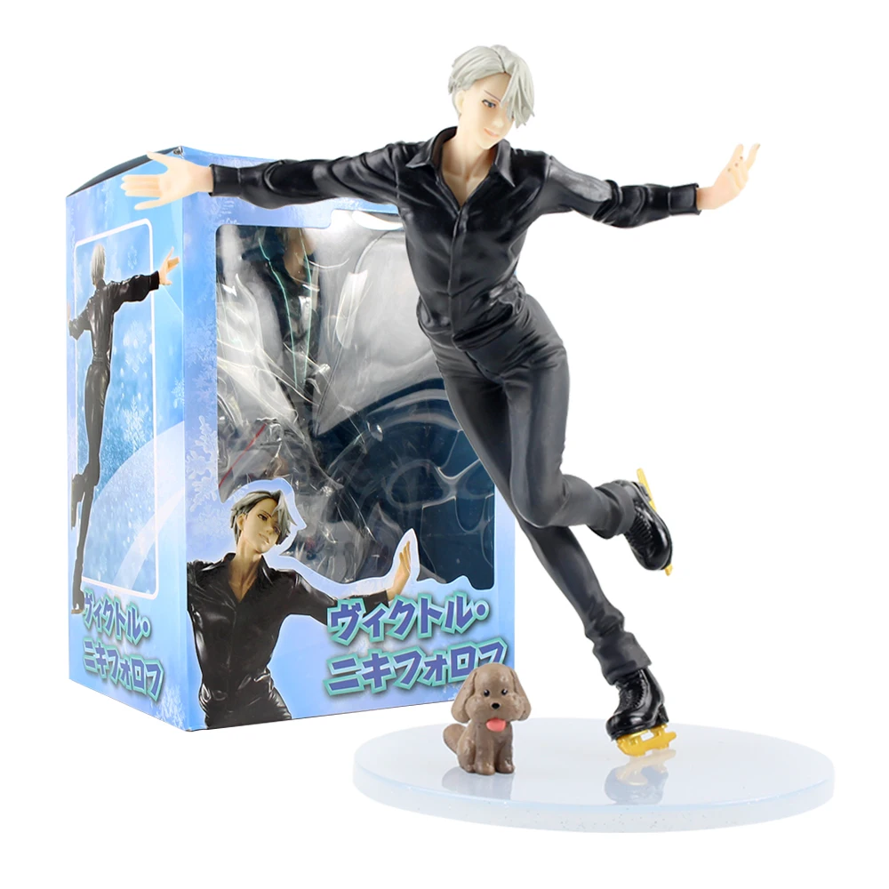 

Cartoon Anime The ice Yuri figure toy Yuri on Ice Victor Nikiforov 1/8 Scale PVC Figure Collectible Model Toy Doll 23cm