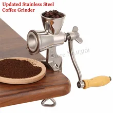 Upgraded Stainless Steel Flour Mill Coffee Bean Grinding Miller Manual Corn Grinding Machine for Maize Flour with Hand Crank цена Upgraded Stainless Steel Flour Mill Coffee Bean Grinding Miller Manual Corn Grinding Machine for Maize Flour with Hand Crank цены онлайн