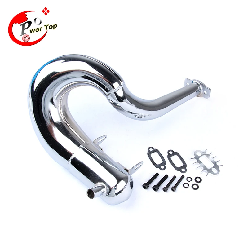 FVITEU Silence Tune Pipe Exhaust fits 1/5 hpi baja 5b parts rovanin