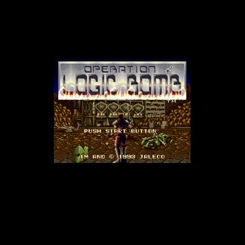 

Operation Logic Bomb NTSC Version 16 Bit 46 Pin Big Gray Game Card For USA Game Players