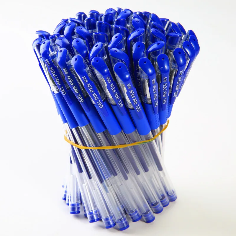 Шт. 5 шт. канцелярский магазин Европейский стандарт гелевая ручка школьные принадлежности красный синий черный гелевая ручка/нейтральная ручка 0,5 карбоновая ручка
