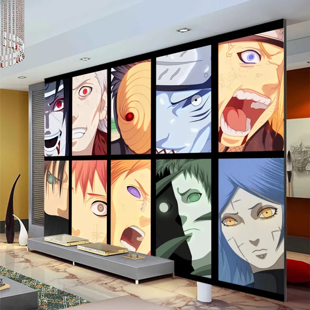 Akatsuki's members photo wallpaper Naruto Wall Mural Custom Japanese