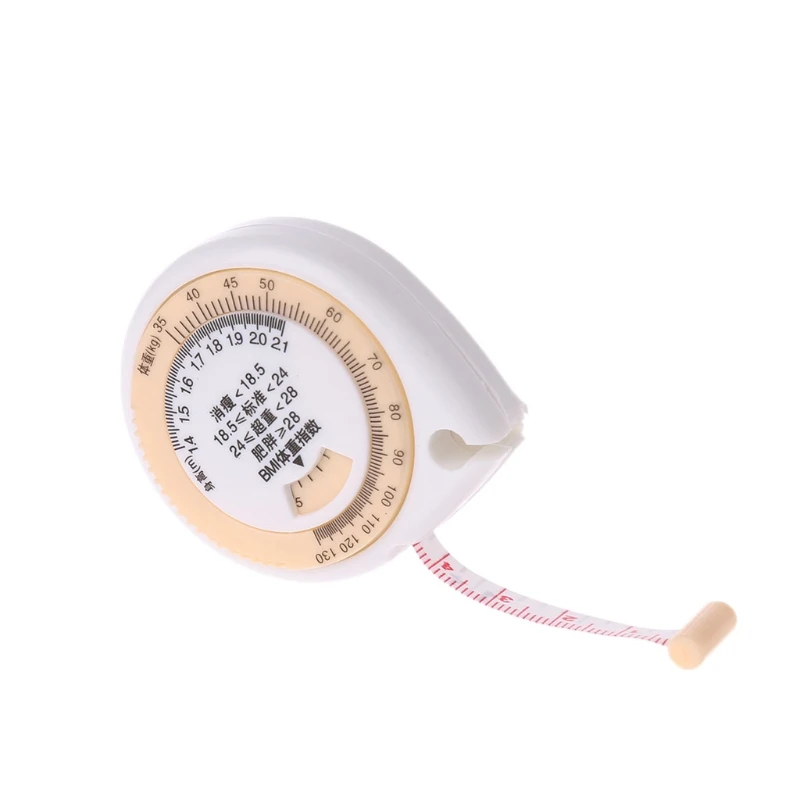 

150cm Tape Measure BMI Body Mass Index Waist Hip Measurement Retractable Ruler