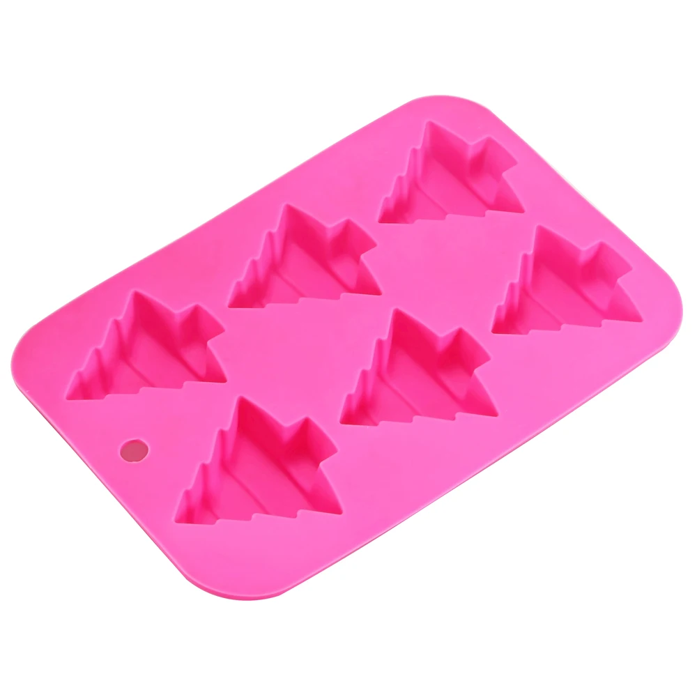 P0345T0912A detail silicone mold christmas tree red 02