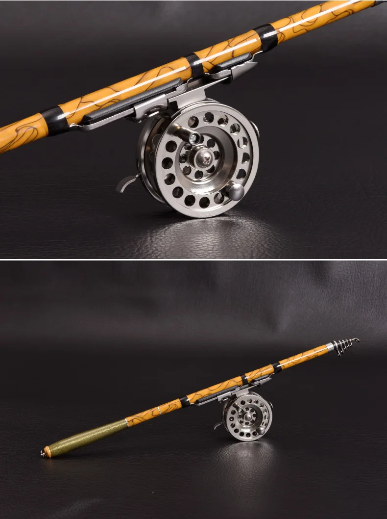 Full Metal 11 Fly Fishing Reel Aluminum Fly Fish Reel 2 Bearing Fishing Reel Ultra-light Winter Ice Fishing Tackle Reels  (1)