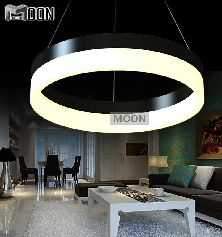 Modern Trends Led Chandelier Acrylic Round Light Fixture Diy Modern Trends Led Chandelier Acrylic Round Light Fixture Diy Style Wire Adjule Lamp For Hotel Living Dining Room In Chandeliers From Lights