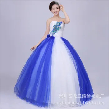 

2019 Fashional Young Girls' Important Event Dress Strapless Beaded Waistline A-line Floor length Quinceanera Dress