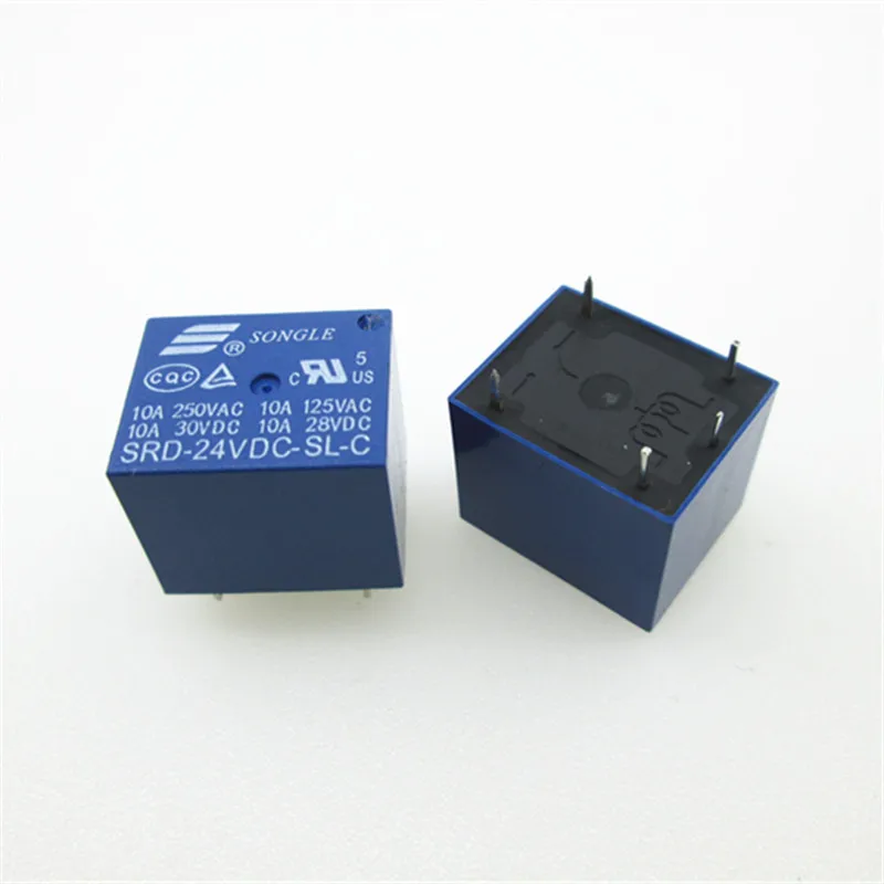 Горячая новинка реле на 24 В Фотоэлементы SRD24VDCSLC постоянного тока 10 А 250