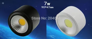 

1pcs/lot Led Light 120lm/w,epistar Product90-260v ,white Black Ceiling Lights High Quality Light.3years Warranty Emc Kitchen