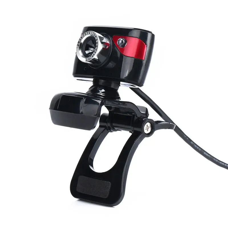 360 Degree Rotating HD 12M Pix els USB Camera Webcam 2 LED