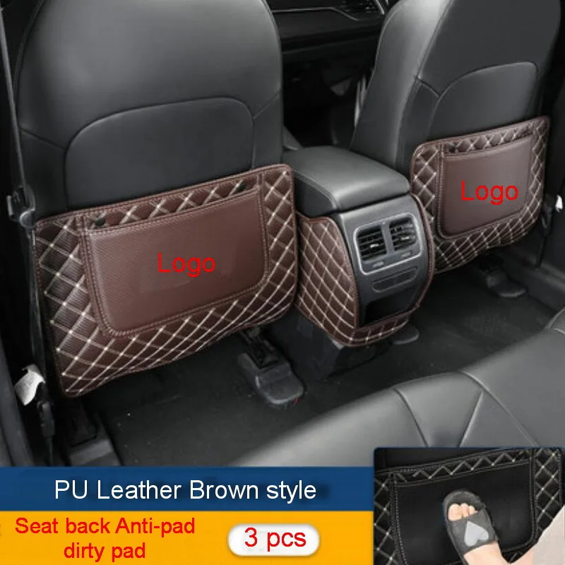 Tonlinker внутренняя спинка сиденья анти-Грязная накладка наклейка s для Haval F7/F7X-19 автомобильный Стайлинг 1-3 шт PU кожаный чехол наклейка