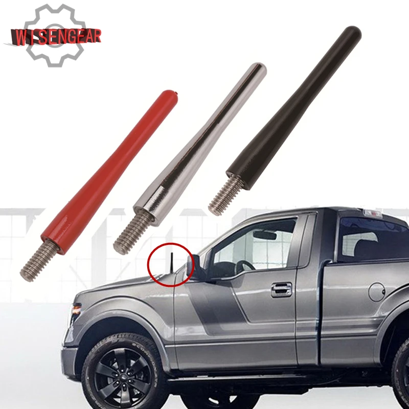 3" Screw In Car Antenna Mast AM FM Radio Reflex Antenna For Ford F150 F