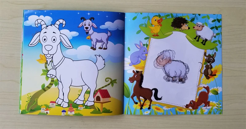 22 Pages New Cute Livestock Secret Garden Painting Drawing Kill Time Book Will Moving Diy Children's Puzzle Magic Coloring Book 22 Pages New Cute Livestock Secret Garden Painting Drawing Kill Time Book Will Moving Diy Children's Puzzle Magic Coloring Book