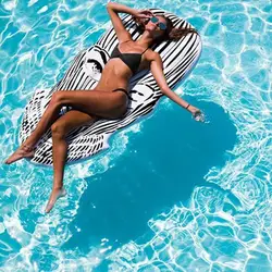 180 см гигантский бассейна взрослых надувные Уход за кожей лица emoji воздух кровать плавающей Air Коврики деревьев Лето Одежда заплыва воды