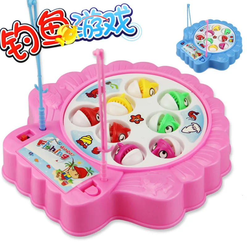 

New 8 Types 1 Set Fashion Colourful Baby Educational Toy Fish Plastic Magnetic Fishing Toys Set Game Kids Gifts For Kids Outdoor