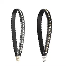 2019 New Strap You leather shoulder strap black pearl diamond leather bag with leather bag accessories shoulder bag 2019 New Strap You leather shoulder strap black pearl diamond leather bag with leather bag accessories shoulder bag