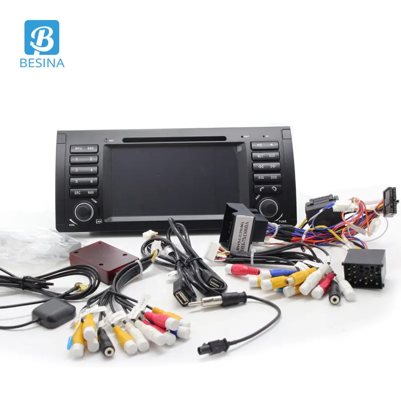 Автомобильный мультимедийный плеер Besina 2 Din для BMW E39 X5 M5 E53 стерео радио GPS CD DVD
