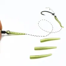 30 шт. 24 мм резиновые рукава против запутывания соединяются с рыболовным крюком Карп грубая для карпа рыболовные аксессуары