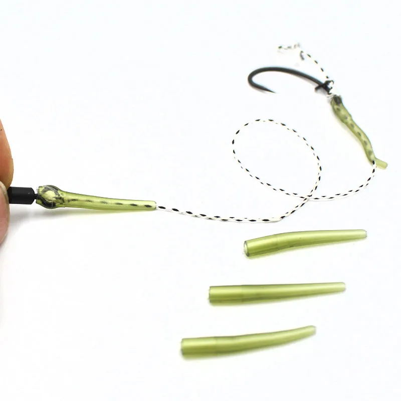 

30pcs 24mm Anti Tangle Rubber Sleeves Connect with Fishing Hook Carp Coarse for Carp Fishing Accessories