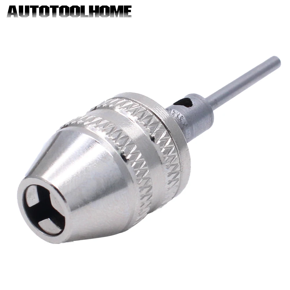Keyless Drill Chuck Quick Change Adapter Converter 2.3mm shaft Capacity 0 4mm For Electric Motor