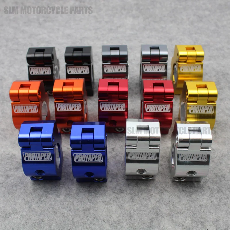 New pro Taper HandleBar Fat Bar Risers Mount Clamp Adapter 28mm-22mm Universal Solid Mounts fit Motorcycle MX Enduro CRF YZF KXF