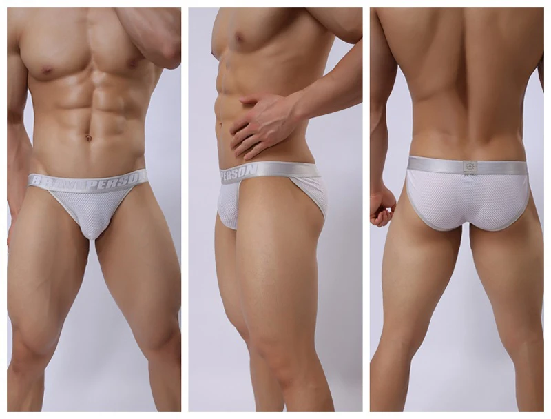 Brave Person Underwear Sexy Men's Briefs Shorts Male Panties Mens Strings Bikini Briefs Tanga Slip Calzoncillos Hombre Slips mens sheer briefs