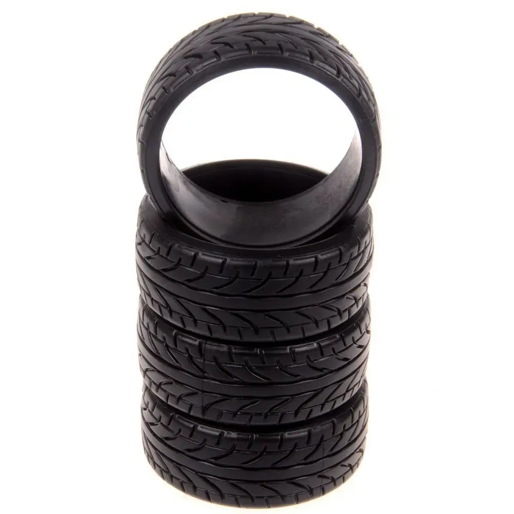 

ARC0126 4pcs 1:10 RC Car Flat Drift Tires For HPI Kyosho TAMIYA Drift Car 1.9" Tyre 9015
