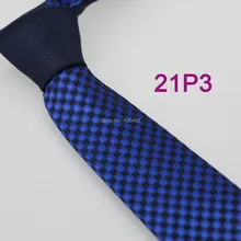 YIBEI Coachella Узкие галстуки галстук новое поступление темно-синий Узел контрастный Королевский синий пледы клетка микрофибровая ткань узкий галстук