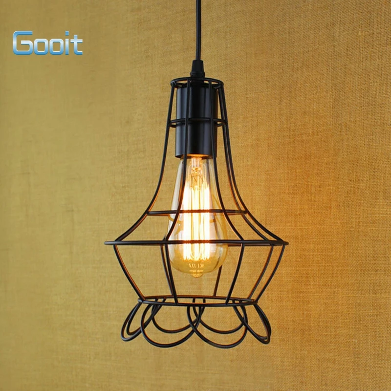 

American Countryside Industrial Retro Bar Table Pendant Light 110V-220V American art Creative Retro vintage pendant lights