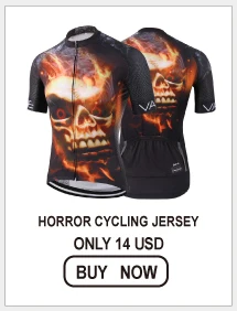 horror cycling jersey