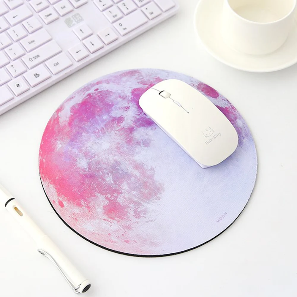 Series Mat Circular Mouse Pad With Style Earth/Venus/Mars