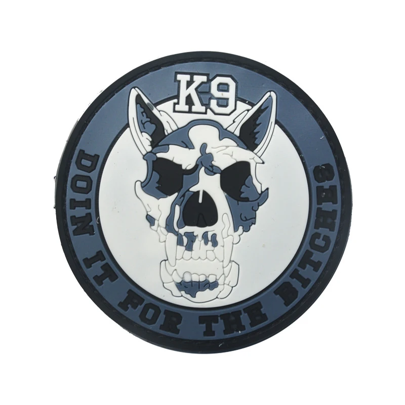 Американская армия одного поколения 3D клей K9 служебная собака и Резина свирепый 3D этикетка ПВХ наклейка