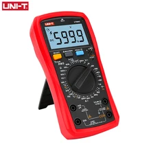 UNI-T uni t multímetro digital autêntico rms ut890c ut890d + faixa manual ac dc, testador de temperatura de capacitância de frequência luz de fundo