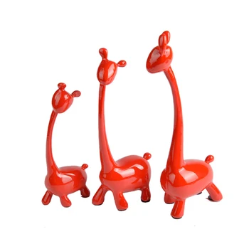 

Creative Modern Deer Family Figurine Cute Deer Home Decoration Accessories Modern Wedding Decoration Gifts
