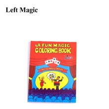 Zabawna komedia magiczna kolorowanka mały rozmiar ellusionist magiczne sztuczki iluzja zabawka dla dzieci prezent tour de magie E3163