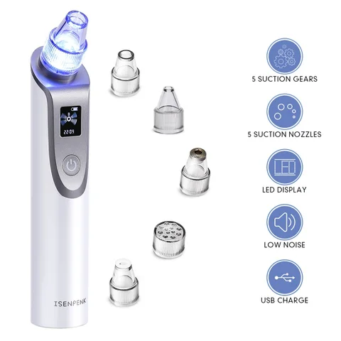 Máquina da Beleza do Vácuo de Sucção Ferramenta de Cuidados da Pele Pore Cleaner Cravo Remover Nariz Elétrica Rosto Limpeza Profunda Facial