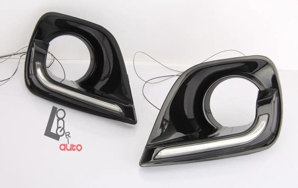 

car styling LED Daytime running lights for Toyota RAV4 2013-2014