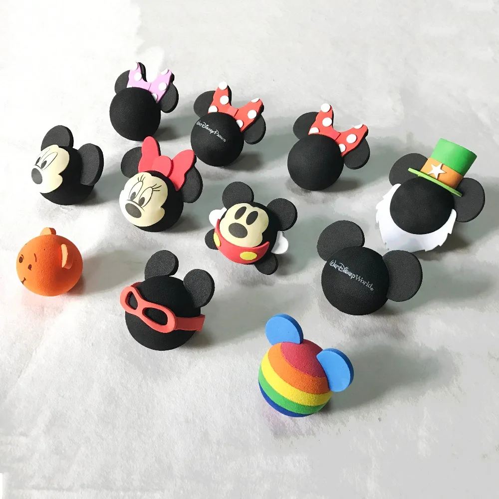 

[10pcs Wholesale] Adorable Funny Cartoon Doll Antenna Balls EVA Aerial Toppers Decor Car Styling Mickey Minnie Bee Doraemon Pig