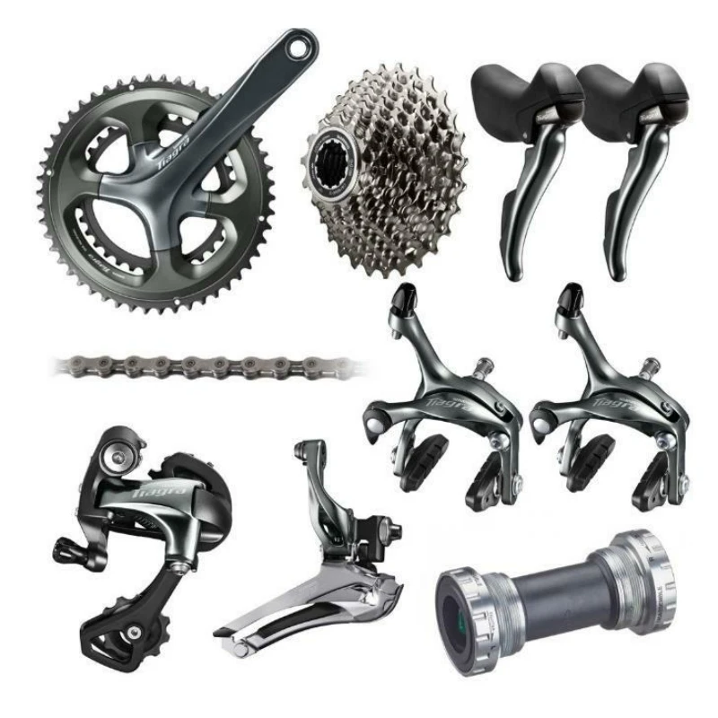 Shimano tiagra-ギアセット,2x10スピード,4700 50/34 52/36 170mm