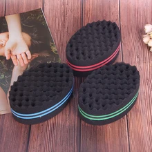 Double Side Afro Hair Braiders Tools Curl Brush Sponge Magic Twisting Locks Dreadlocks Barber Hair Braider