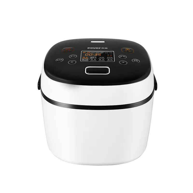 

Povos Mini Electric Rice Cooker Machine with Timing Reservation 220V 330W 2L Rice Maker Machine Clay Pot Baby Food Porridge