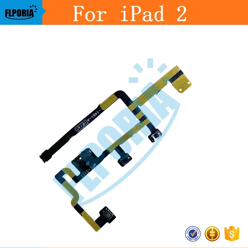 IPHT0010 For IPad 2 2nd Gen New Power Button On Off Switch Button Volume Control Flex Cable Ribbon  (CDMA?Version) (3)