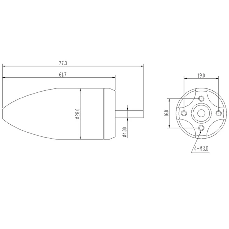 QX MOTOR бесщеточный двигатель 70 мм QF2822 3000KV EDF Ducted 6 Rotor Fan Balance протестирован для