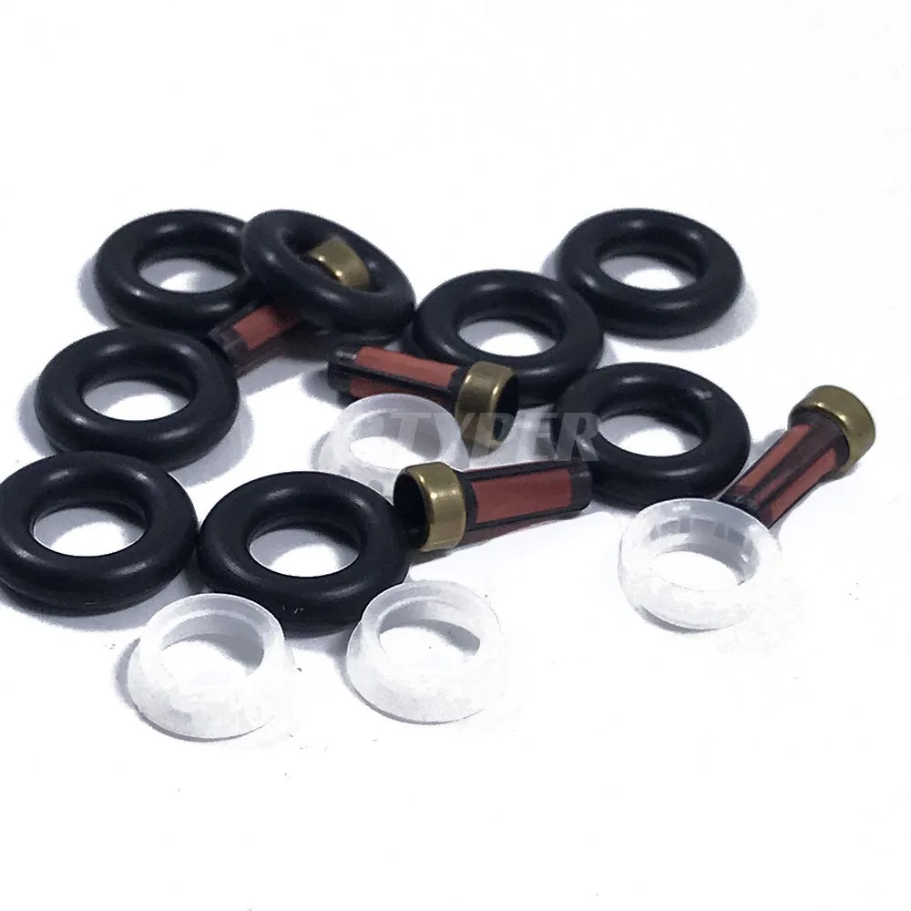 4 Sets 0280156028 XL2E-A1C Fuel Injector Repair Kits 02202 For Ford Explorer Mercury Explorer